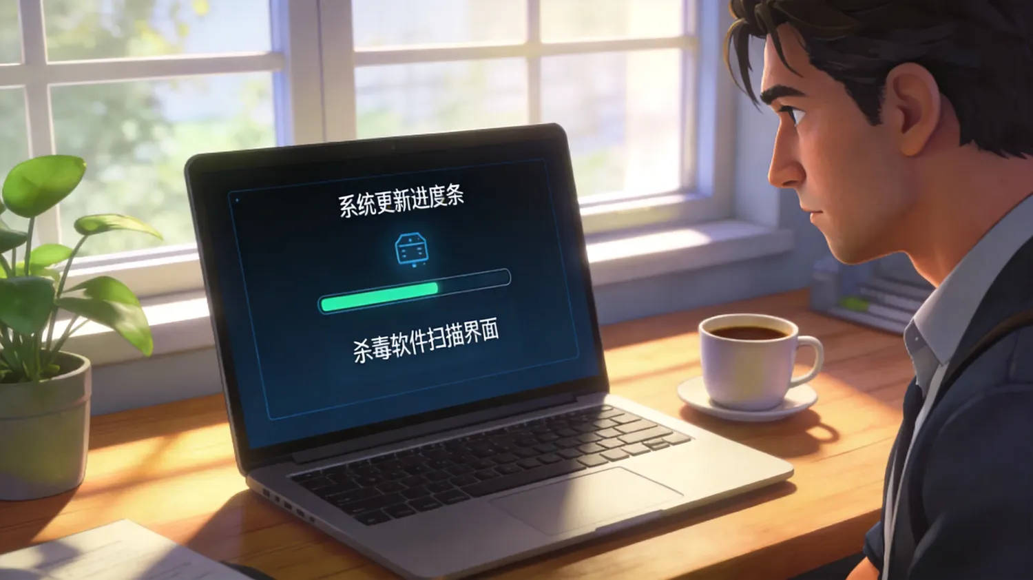 Device update and antivirus settings